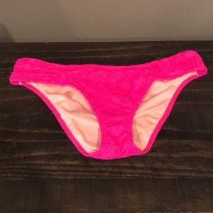Victoria’s Secret Lace Ruched Side Bikini Bottom💕